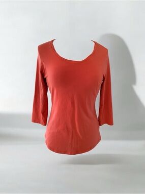 Cutter & Buck Women's Scoop Neck 3/4 Sleeve Top -